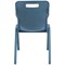 Titan One Piece Classroom Chair Size 5 470x500x770mm Steel Blue