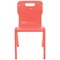 Titan One Piece Classroom Chair Size 6 470x530x805mm Coral