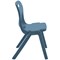 Titan One Piece Classroom Chair Size 6 470x530x805mm Steel Blue