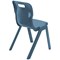 Titan One Piece Classroom Chair Size 6 470x530x805mm Steel Blue