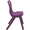 Titan One Piece Classroom Chair Size 6 470x530x805mm Grape