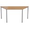Jemini Trapezoidal Multipurpose Table, 1600x800mm, Beech