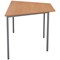 Jemini Trapezoidal Multipurpose Table, 1600x800mm, Oak