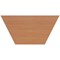 Jemini Trapezoidal Multipurpose Table, 1600x800mm, Oak