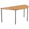 Jemini Semi Circular Multipurpose Table, 1600x800mm, Beech