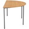 Jemini Semi Circular Multipurpose Table, 1600x800mm, Beech