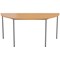 Jemini Semi Circular Multipurpose Table, 1600x800mm, Beech