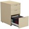 Jemini 3 Drawer Desk High Pedestal, 600mm Deep, Maple Jemini 3 Drawer Desk High Pedestal, 600mm Deep, Maple