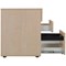 Jemini 3 Drawer Desk High Pedestal, 800mm Deep, Maple Jemini 3 Drawer Desk High Pedestal, 800mm Deep, Maple
