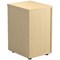 Jemini 3 Drawer Under Desk Pedestal, Maple