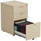 Jemini 3 Drawer Under Desk Pedestal, Maple