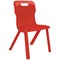 Titan One Piece Classroom Chair, 363x343x563mm, Red Titan One Piece Classroom Chair, 363x343x563mm, Red
