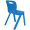 Titan One Piece Classroom Chair, 435x384x600mm, Blue