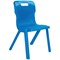 Titan One Piece Classroom Chair, 432x408x690mm, Blue