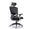 Arista Lexi High Back Chair, Headrest, Black