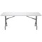 Jemini Rectangular Folding Table, 1830mm Wide, White