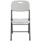 Jemini Folding Chair, White
