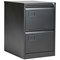 Jemini Foolscap Filing Cabinet, 2 Drawer, Black Jemini Foolscap Filing Cabinet, 2 Drawer, Black