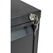 Jemini Foolscap Filing Cabinet, 2 Drawer, Black