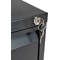 Jemini Foolscap Filing Cabinet, 4 Drawer, Black