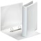 Q-Connect Presentation Ring Binder, A4, 2 D-Ring, 25mm Capacity, White, Pack of 6