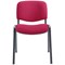 Jemini Ultra Multipurpose Black Frame Stacking Chair, Burgundy