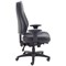 Avior Thorpe High Back Leather Task Chair, Black
