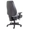 Avior Thorpe High Back Leather Task Chair, Black