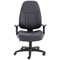 Avior Thorpe High Back Leather Task Chair, Black