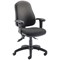 Jemini Teme Deluxe High Back Operator Chair, Charcoal