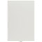 Jemini 3 Drawer Desk High Pedestal, 600mm Deep, White