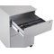 Jemini 3 Drawer Steel Mobile Pedestal, Silver Jemini 3 Drawer Steel Mobile Pedestal, Silver