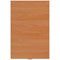 First 3 Drawer Desk High Pedestal, 600mm Deep, Beech