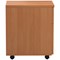 Jemini 2 Drawer Mobile Pedestal, Beech Jemini 2 Drawer Mobile Pedestal, Beech