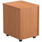 Jemini 2 Drawer Mobile Pedestal, Beech Jemini 2 Drawer Mobile Pedestal, Beech