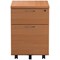 Jemini 2 Drawer Mobile Pedestal, Beech Jemini 2 Drawer Mobile Pedestal, Beech