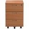 Jemini 3 Drawer Mobile Pedestal, Beech Jemini 3 Drawer Mobile Pedestal, Beech