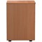Jemini 3 Drawer Under Desk Pedestal, Beech