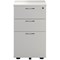 First 3 Drawer Under Desk Pedestal, White