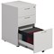 First 3 Drawer Under Desk Pedestal, White