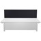 First Desk Screen, 1600x400mm, Black