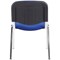 First Ultra Multipurpose Chrome Frame Stacking Chair, Blue