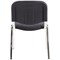 First Ultra Multipurpose Chrome Frame Stacking Chair, Charcoal
