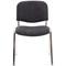 First Ultra Multipurpose Chrome Frame Stacking Chair, Charcoal