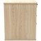 Astin 3 Drawer Desk High Pedestal, 600mm Deep, Oak