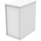 Astin 3 Drawer Desk High Pedestal, 600mm Deep, White