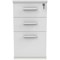 Astin 3 Drawer Desk High Pedestal, 600mm Deep, White