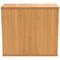 Astin 3 Drawer Desk High Pedestal, 800mm Deep, Beech