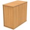 Astin 3 Drawer Desk High Pedestal, 800mm Deep, Beech