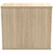 Astin 3 Drawer Desk High Pedestal, 800mm Deep, Oak